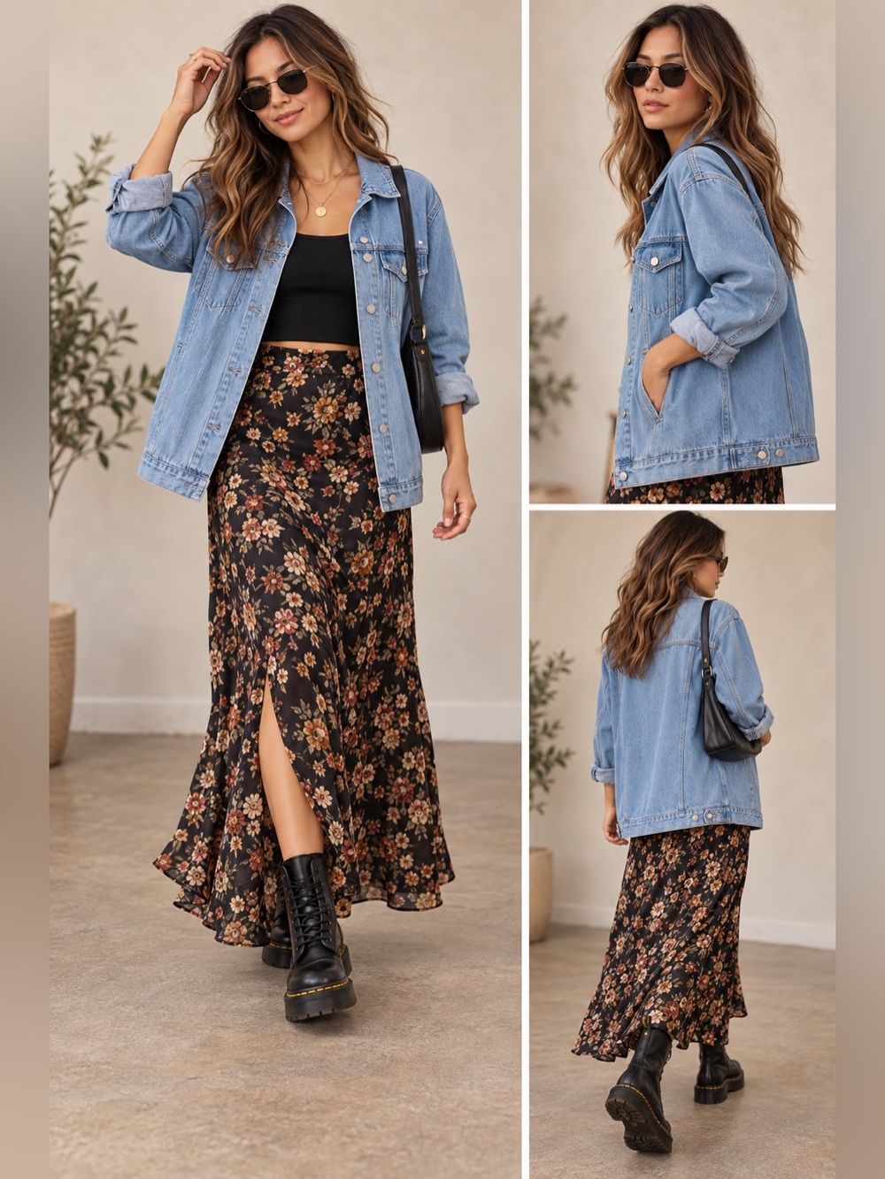 Mud Pie Oversized Longline Light Wash Denim Jacket Small 90s Boyfriend Style